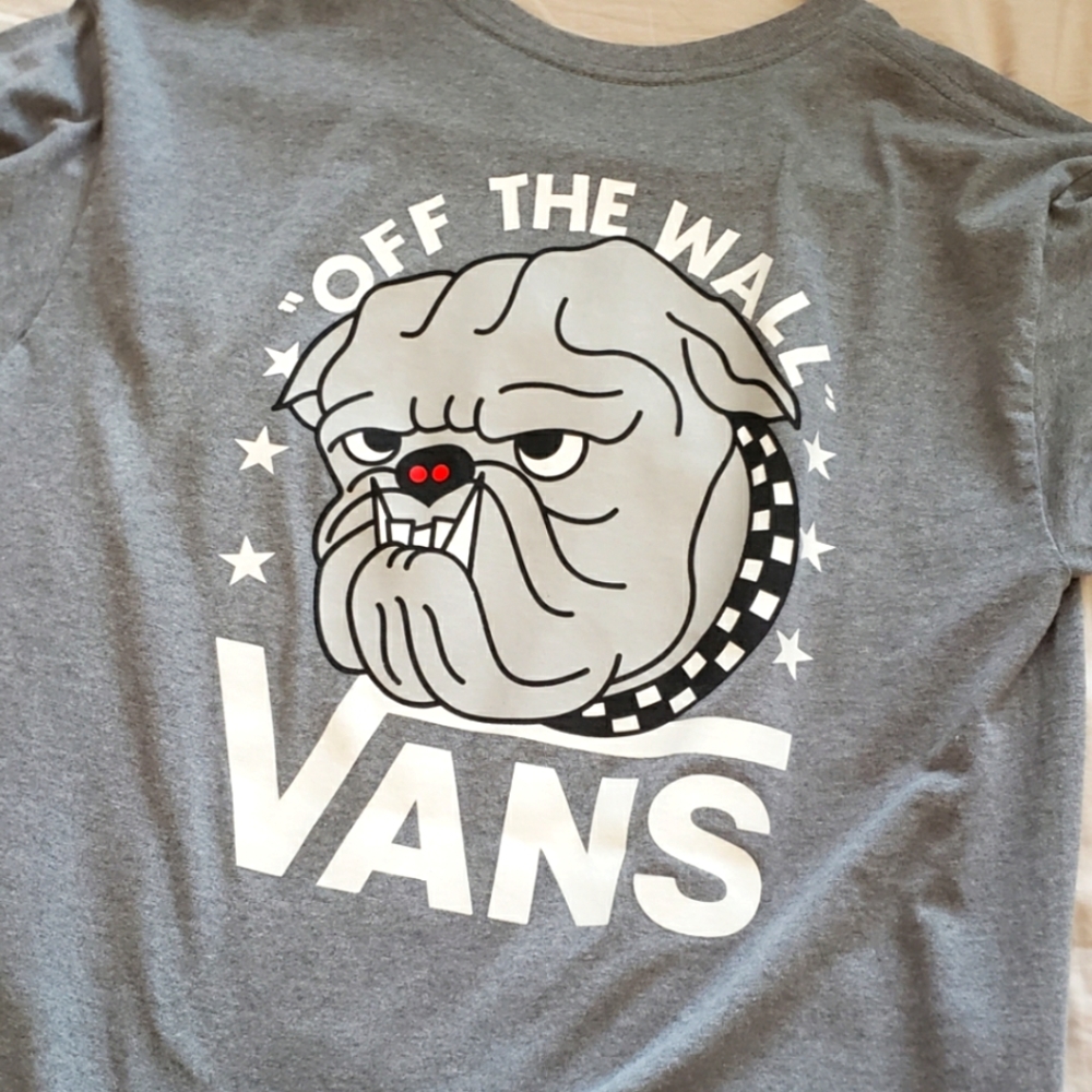 VANS bulldog Tshirt